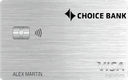 Choice Bank Visa® Travel Rewards+ card art