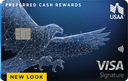 USAA Preferred Cash Rewards Visa Signature® card art