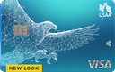 USAA Secured Visa® Platinum card art
